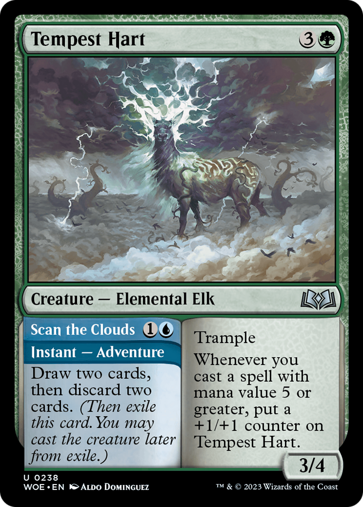 Tempest Hart // Scannez les nuages ​​(WOE-238) - Wilds of Eldraine Foil 
