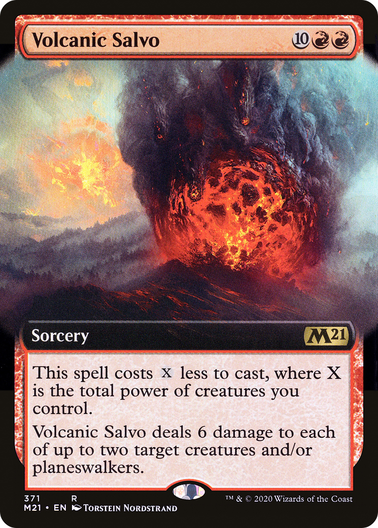 Volcanic Salvo (M21-371) - Coffret de base 2021 : (Extended Art) Foil 