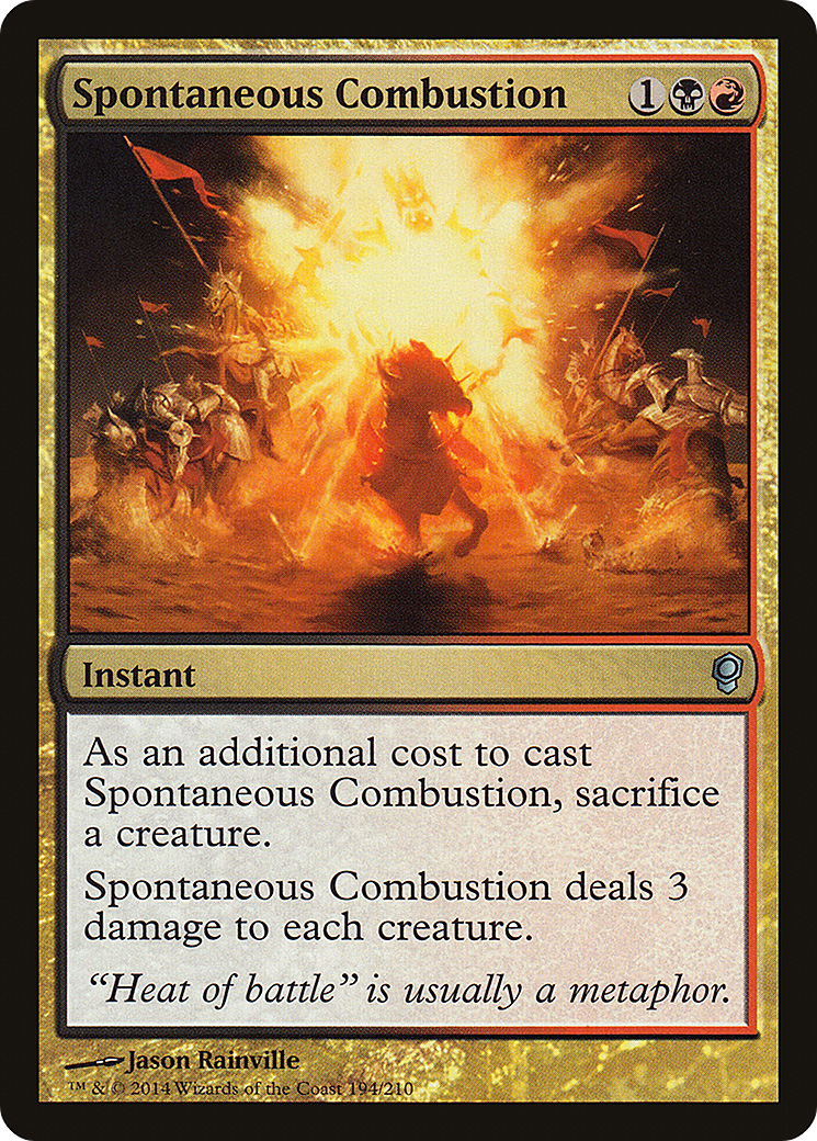 Combustion spontanée (CNS-194) - Conspiration 