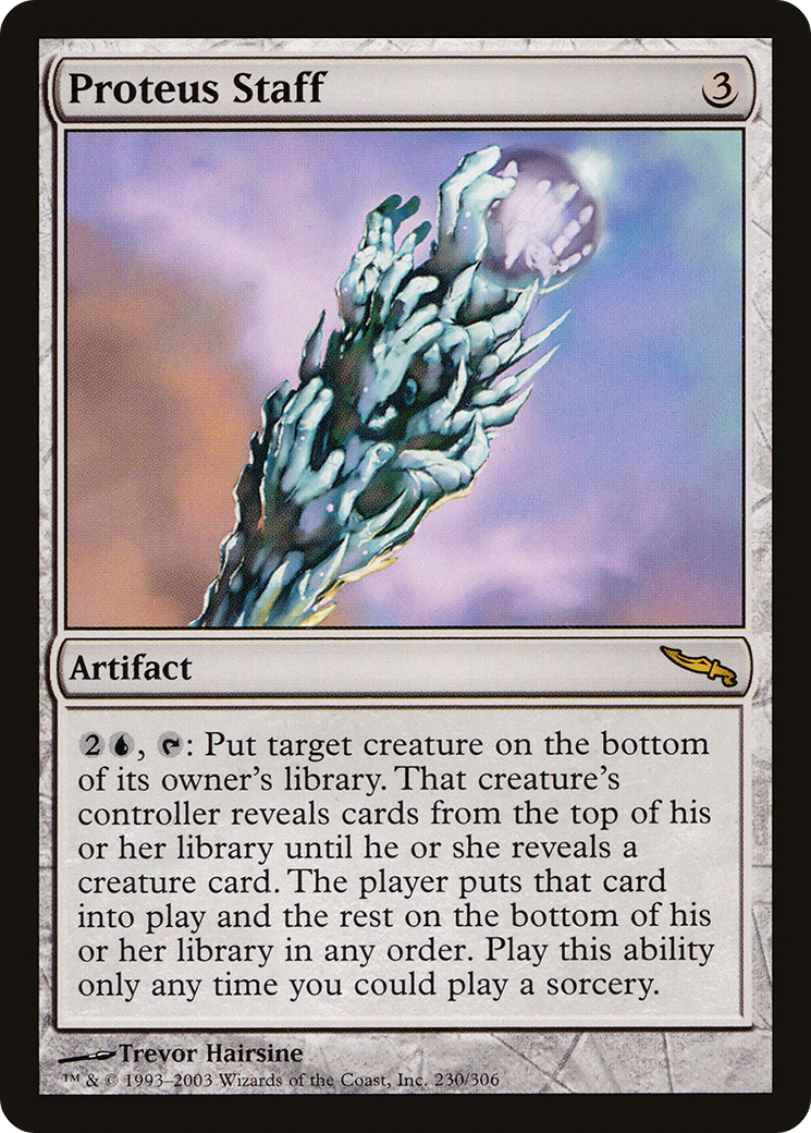 Bâton Proteus (MRD-230) - Mirrodin Foil 