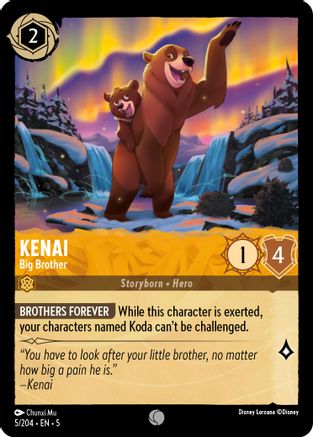 Kenai - Big Brother (5/204) - Ciels chatoyants Feuille froide 