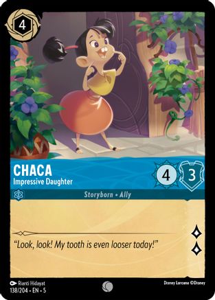 Chaca - Fille impressionnante (138/204) - Shimmering Skies Cold Foil 