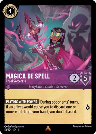 Magica De Spell - Sorcière Cruelle (53/204) - Ciels Chatoyants Feuille Froide 
