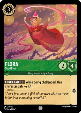 Flora - Bonne Fée (75/204) - Ciels chatoyants Feuille froide 