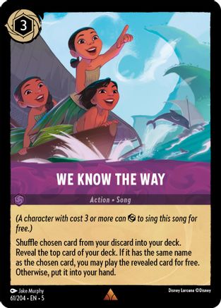 Nous connaissons le chemin (61/204) - Shimmering Skies Cold Foil 