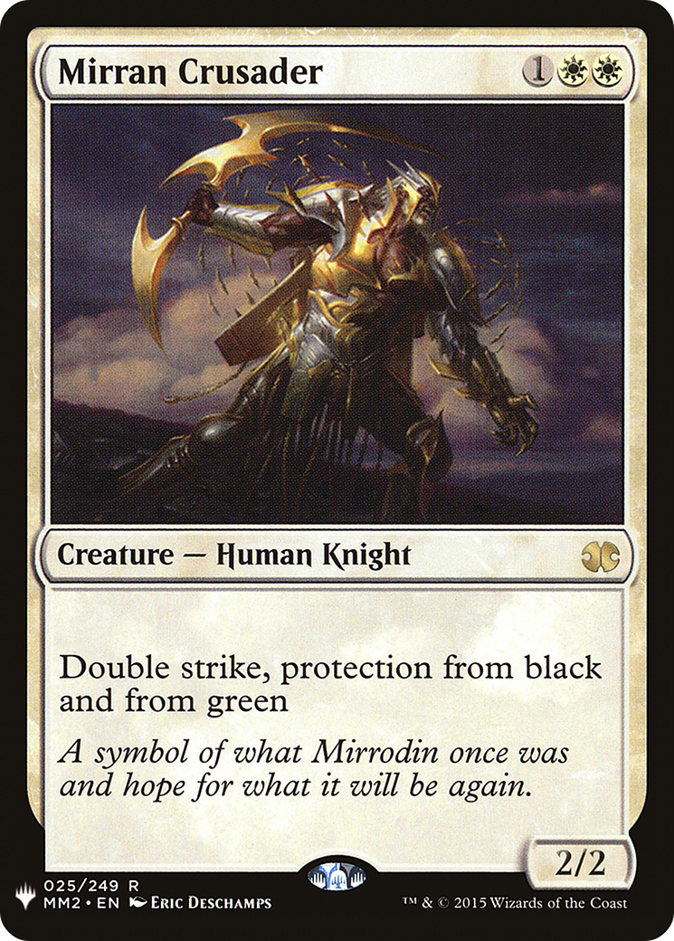 Mirran Crusader (LIST-MM2-25) - The List