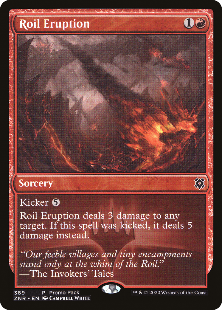 Roil Eruption (PPZNR-389) - Zendikar Rising