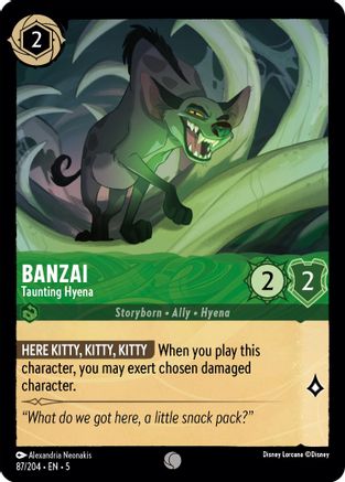 Banzai - Hyène provocatrice (87/204) - Ciels chatoyants 