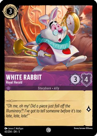 Lapin Blanc - Royal Herald (43/204) - Ciels chatoyants Feuille froide 