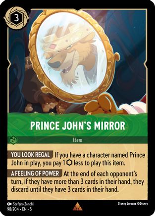 Le Miroir du Prince Jean (98/204) - Ciels chatoyants, feuille froide 
