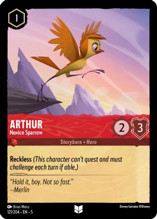 Arthur - Moineau novice (121/204) - Ciels chatoyants 