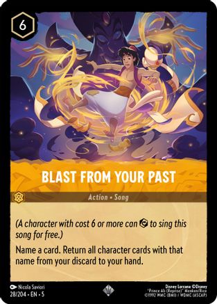 Blast From Your Past (28/204) - Shimmering Skies Cold Foil 