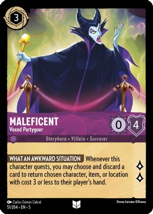 Maléfique - Fêtard vexé (51/204) - Ciels chatoyants 