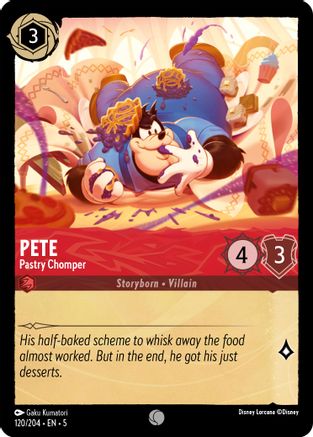 Pete - Pastry Chomper (120/204) - Feuille d'aluminium froide Shimmering Skies 