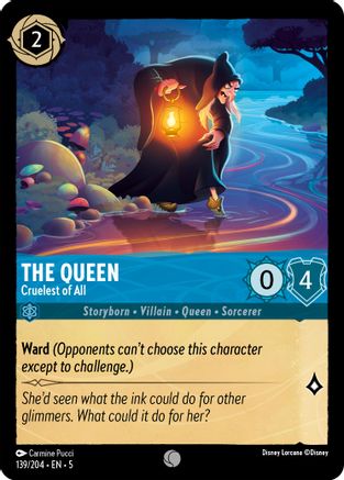 La Reine - La plus cruelle de toutes (139/204) - Shimmering Skies Cold Foil 