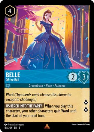 Belle - Du Bal (158/204) - Ciels chatoyants Feuille froide 