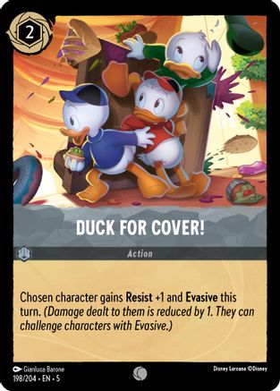 Canard à l'abri ! (198/204) - Shimmering Skies Cold Foil 
