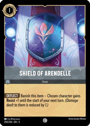 Bouclier d'Arendelle (200/204) - Ciels chatoyants - Feuille froide 