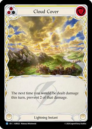 Couverture nuageuse (AUR023) - 1er impact 