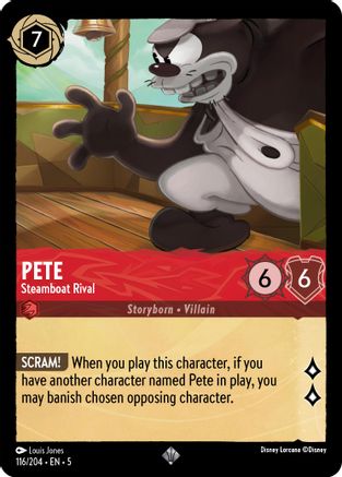 Pete - Steamboat Rival (116/204) - Ciels scintillants, feuille froide 
