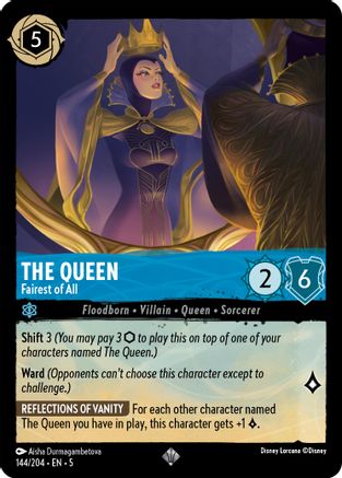 La Reine - La plus belle de toutes (144/204) - Shimmering Skies Cold Foil 
