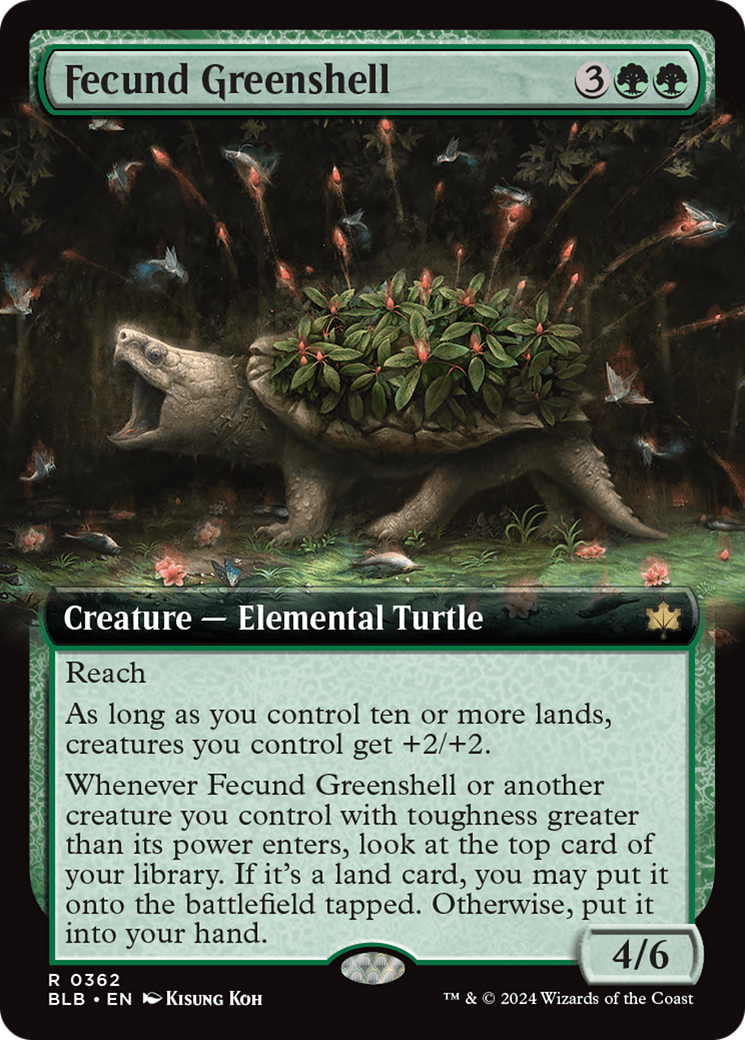 Coquillage vert fécond (BLB-362) - Bloomburrow : (Extended Art) 