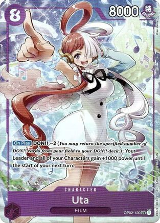 Uta - OP02-120 (Collection de cartes premium -Uta-) (OP02-120) - Cartes promotionnelles One Piece Foil 