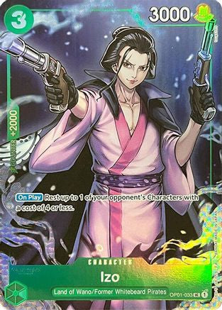 Izo (Collection de cartes premium - Édition Bandai Card Games Festival 2023-2024 -) (OP01-033) - Cartes promotionnelles One Piece Foil 