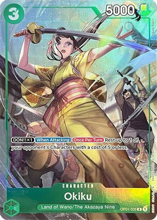 Okiku (Collection de cartes premium - Édition Bandai Card Games Festival 2023-2024 -) (OP01-035) - Cartes promotionnelles One Piece Foil 