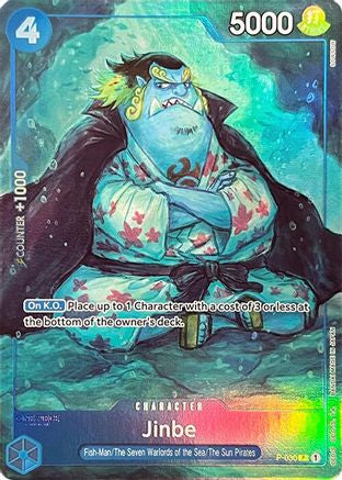 Jinbe (Collection de cartes premium - Édition Bandai Card Games Festival 2023-2024-) (P-030) - Cartes promotionnelles One Piece Foil 