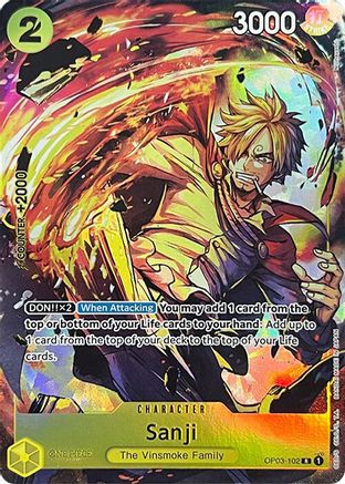 Sanji (Collection de cartes premium - Édition Bandai Card Games Festival 2023-2024-) (OP03-102) - Cartes promotionnelles One Piece Foil