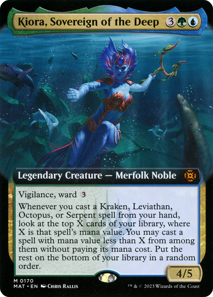 Kiora, Sovereign of the Deep (Extended Art) (MAT-170) - March of the Machine: The Aftermath: (Extended Art)