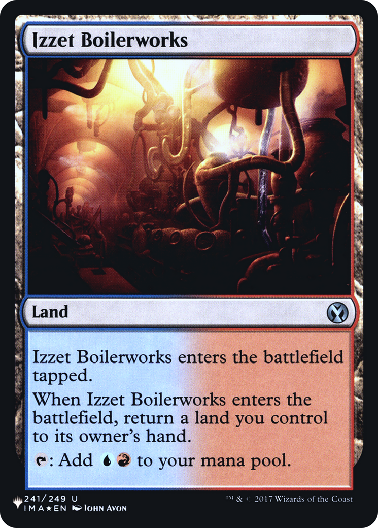 Izzet Boilerworks (LIST-IMA-241) - The List Foil
