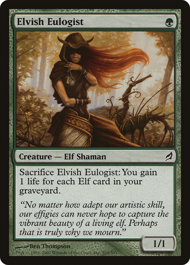 Elvish Eulogist (LRW-205) - Lorwyn