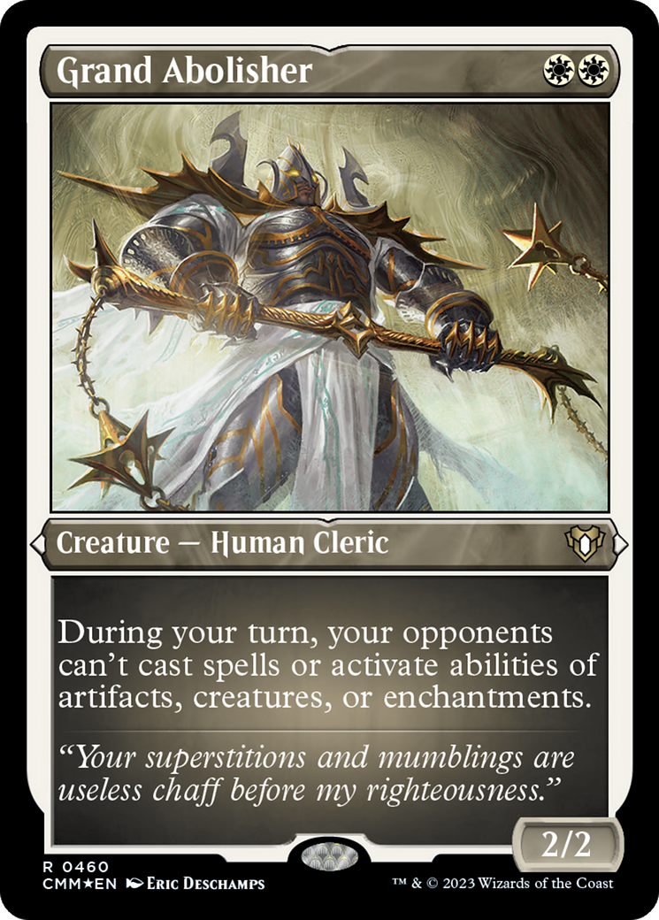 Grand Abolisseuse (CMM-460) - Commander Masters Etched Foil 