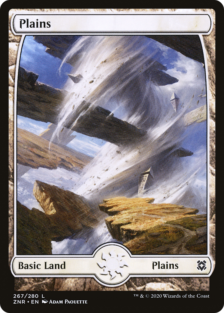 Plains (267) - Full Art (ZNR-267) - Zendikar Rising: (Full Art)