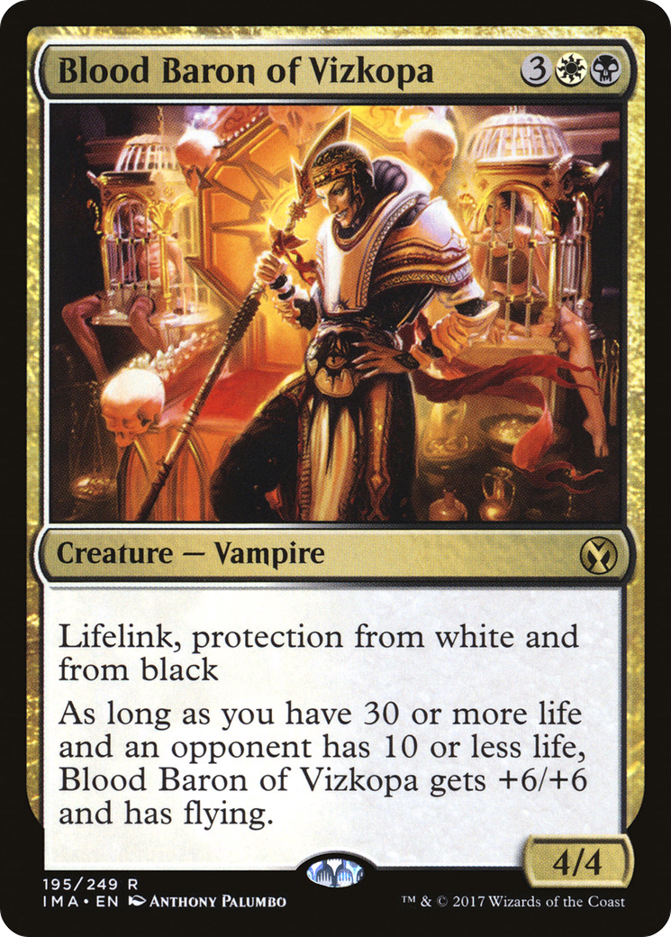 Blood Baron of Vizkopa (IMA-195) - Iconic Masters Foil