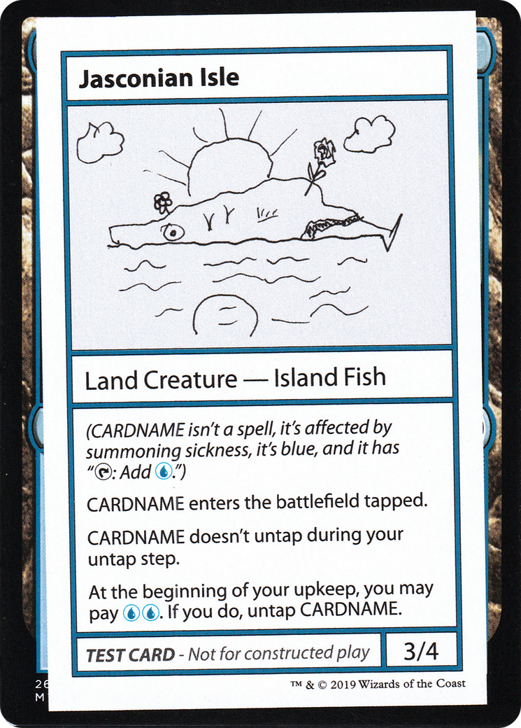 Jasconian Isle (No PW Symbol) (CMB1-117) - Mystery Booster Playtest Cards 2021