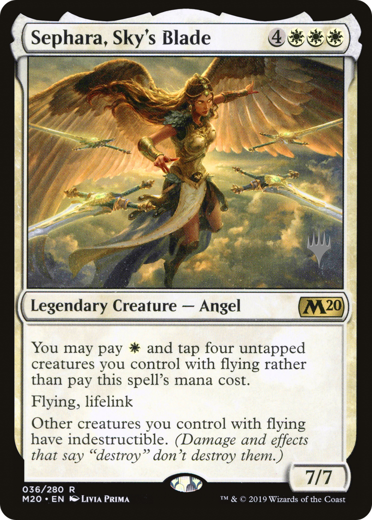 Sephara, Sky's Blade (PPM20-036) - Core Set 2020 Promos