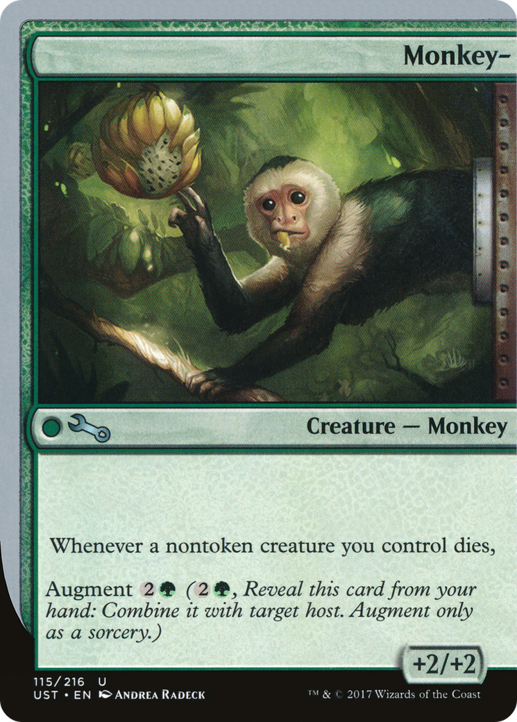 Singe- (UST-115) - Feuille instable 