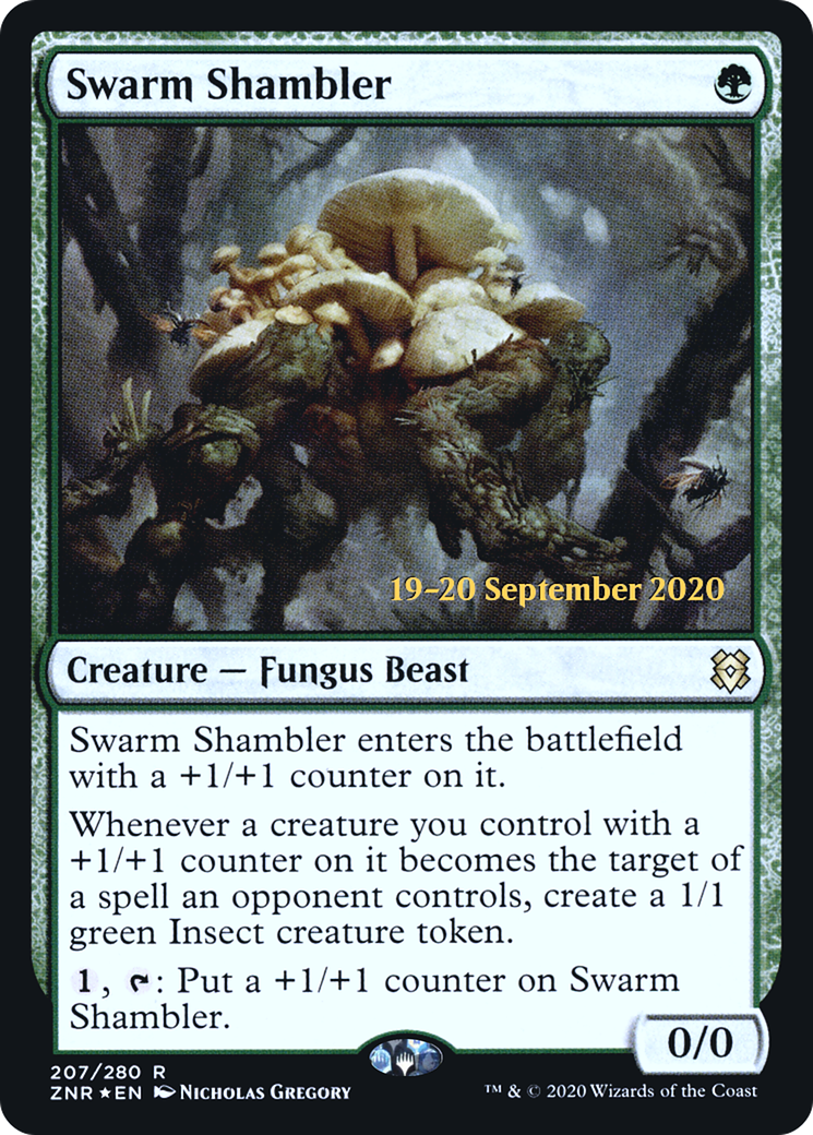 Swarm Shambler (PRE-207S) - Cartes promotionnelles Zendikar Rising