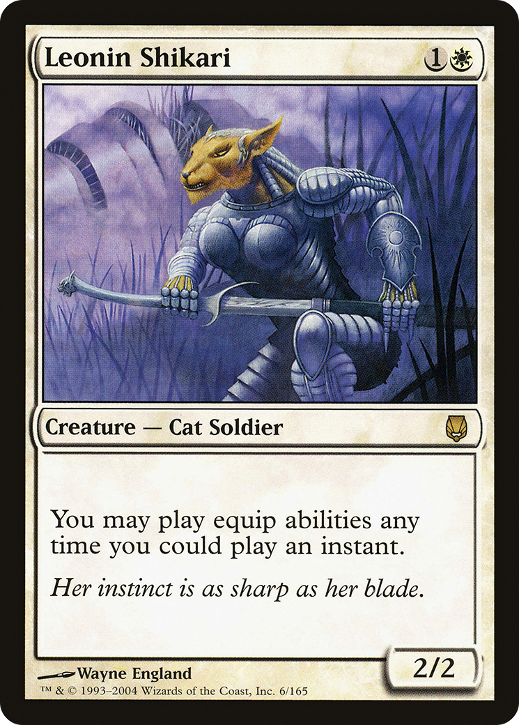 Leonin Shikari (DST-006) - Darksteel Foil