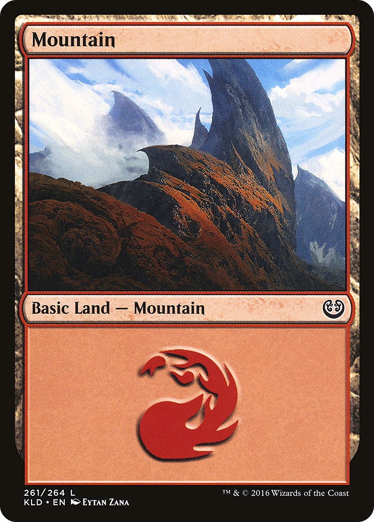 Montagne (KLD-261) - Feuille de Kaladesh 