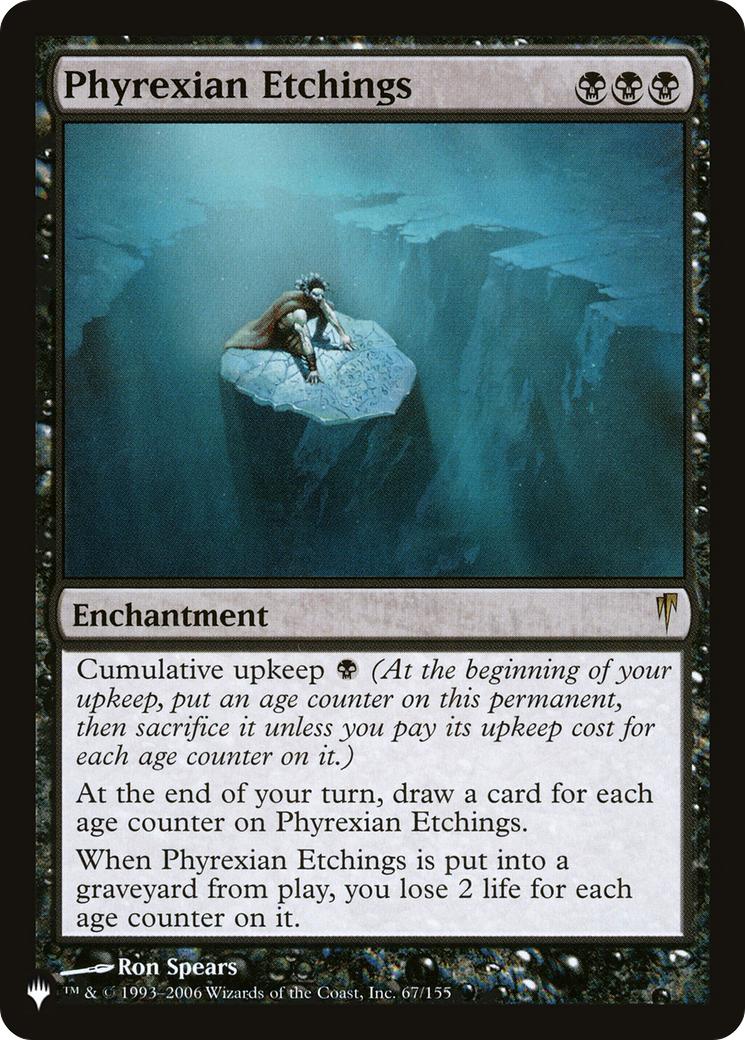 Phyrexian Etchings (LIST-CSP-67) - The List