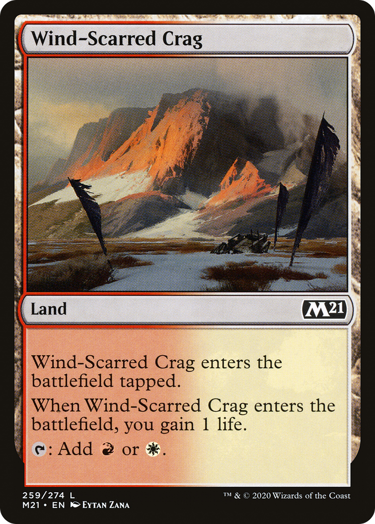 Wind-Scarred Crag (M21-259) - Core Set 2021