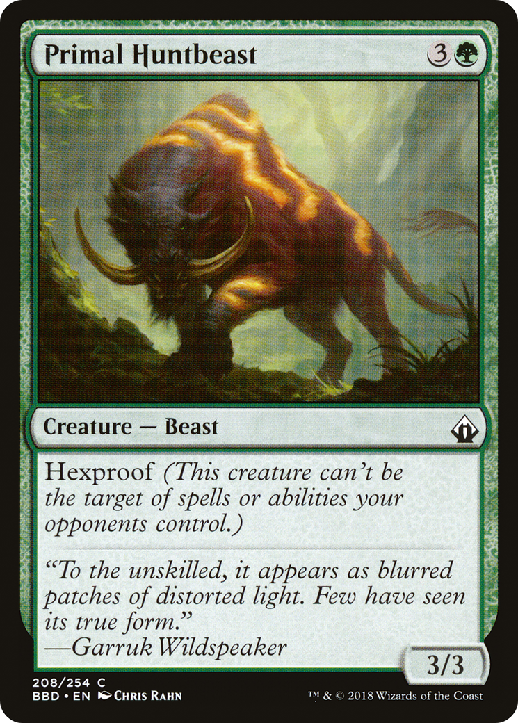 Bête de chasse primordiale (BBD-208) - Battlebond Foil 