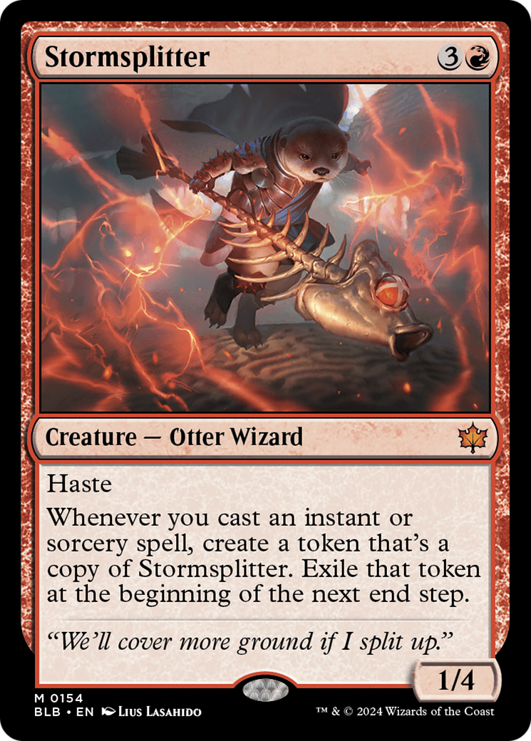 Stormsplitter (BLB-154) - Feuille Bloomburrow 