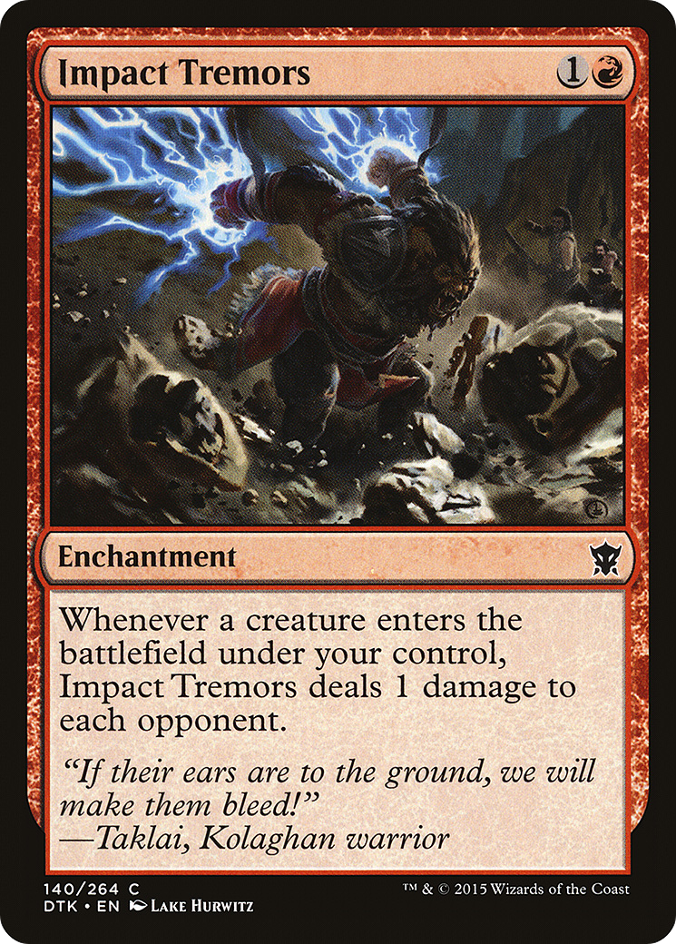 Tremblements d'impact (DTK-140) - Les Dragons de Tarkir 