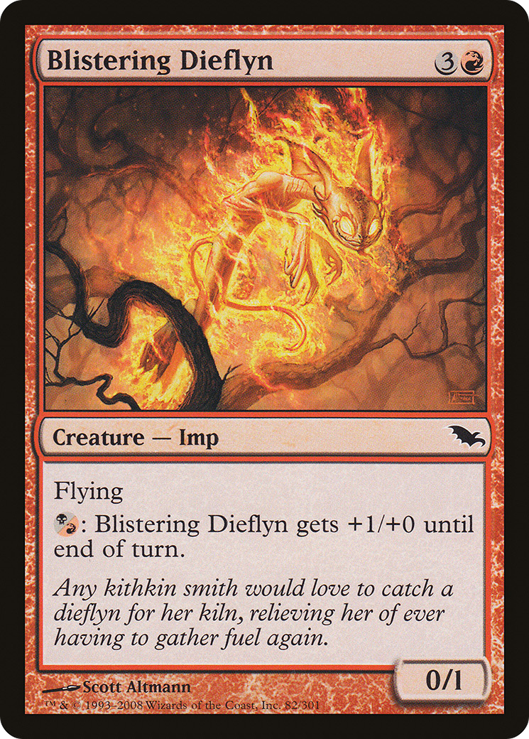 Blistering Dieflyn (SHM-082) - Shadowmoor Foil