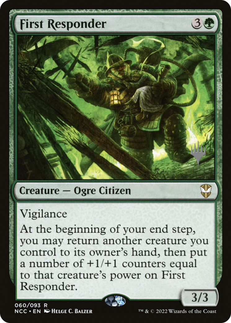 First Responder (PPSNC-60P) - New Capenna Commander Promos Foil